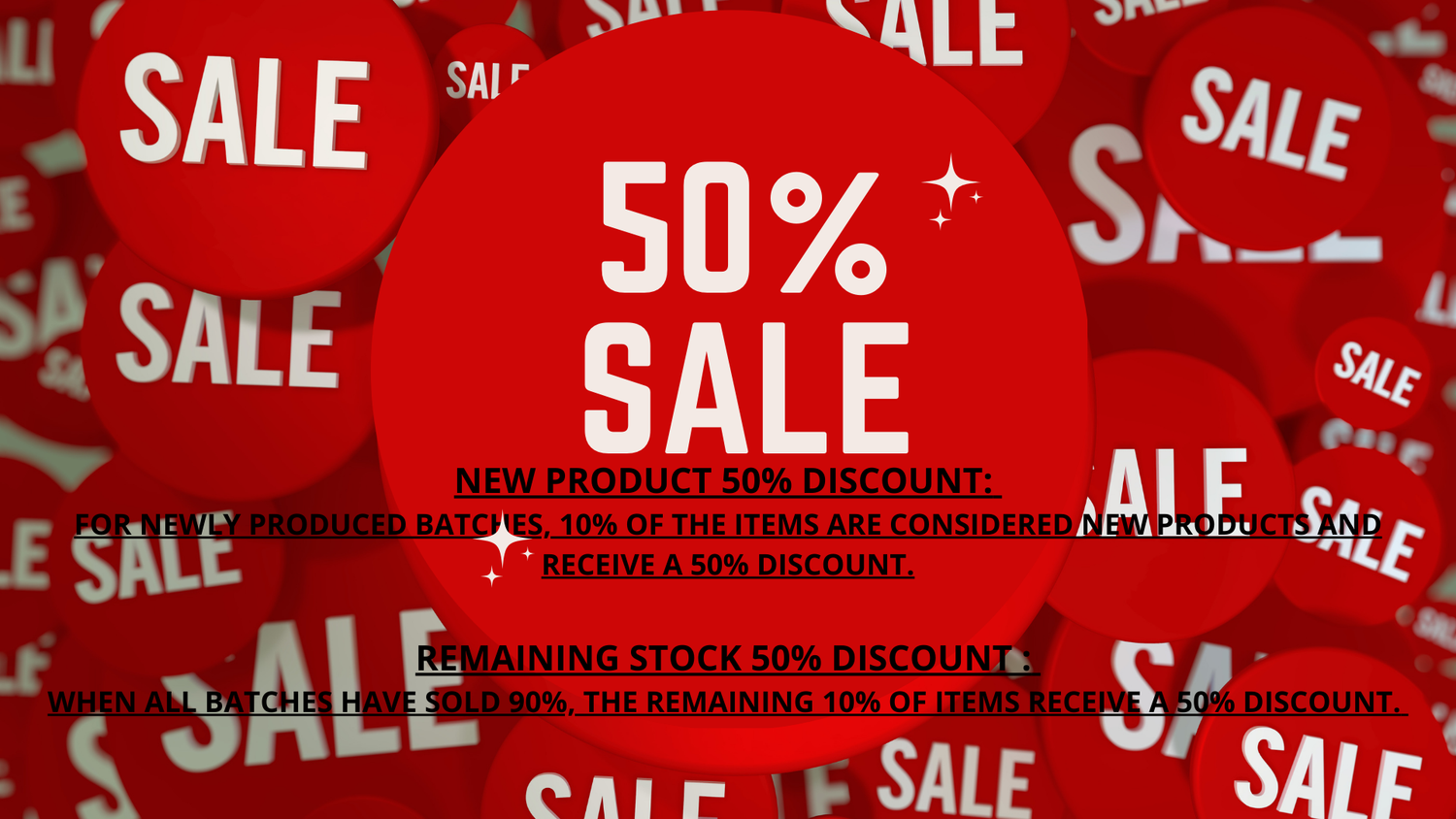 50% sale SHOP