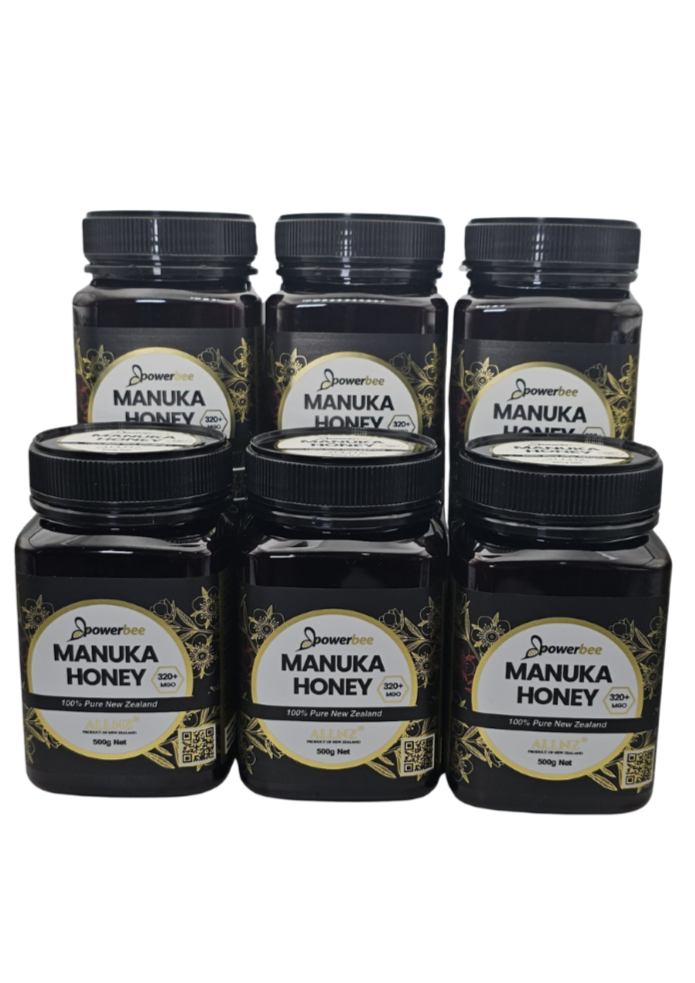 Manuka honey MGO 320+ 500g  6 bottles
