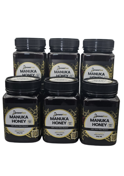 Manuka honey MGO 320+ 500g  6 bottles