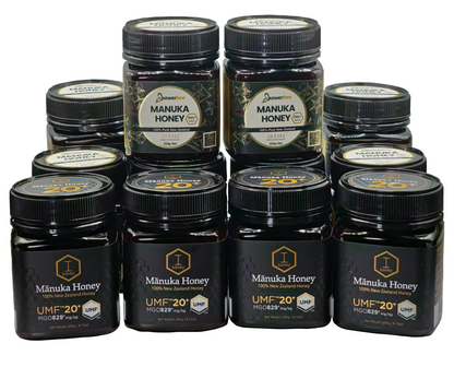iHoney umf20+,mgo829+ 4bottles,powerbee mgo290+ 8bottles