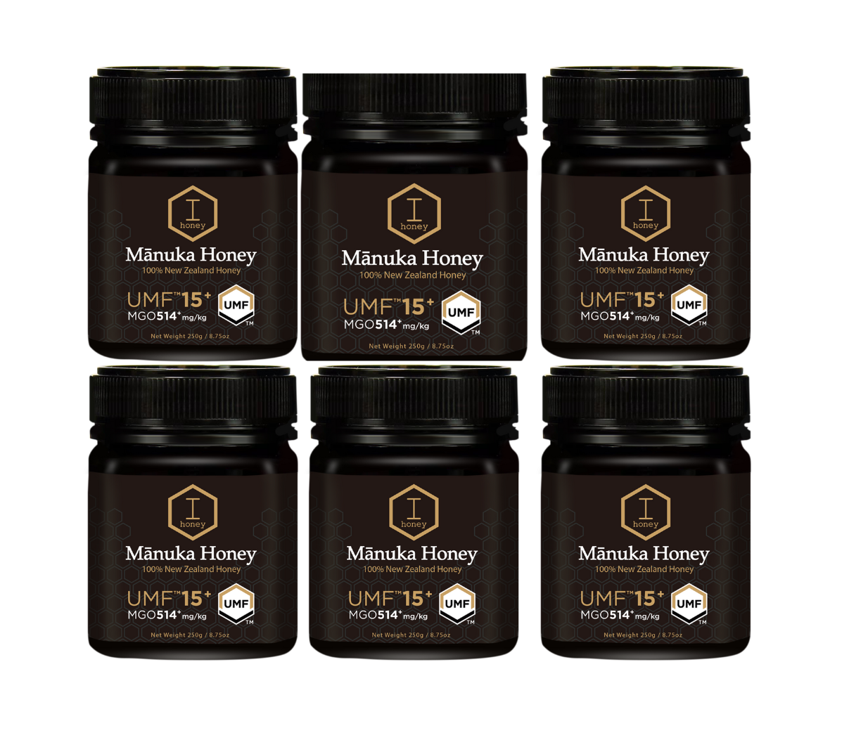 iHoney umf 15+ mgo514+ 500g 6 bottles