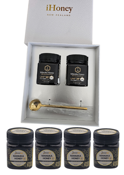 iHONEY  Manuka honey UMF 25+ 2sets, powerbee Manuka honey mg0290+ 4 bottles